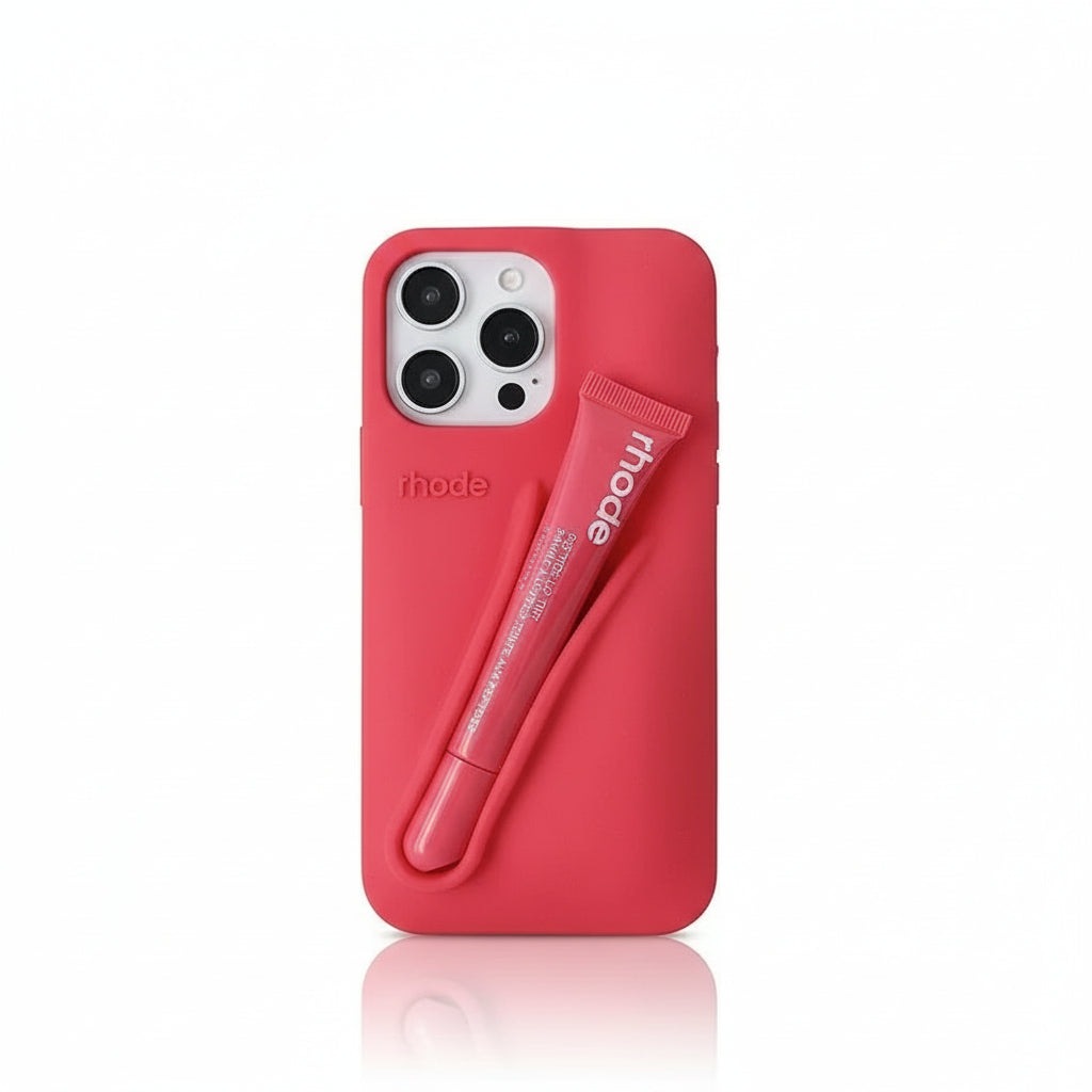 Autumn Edition Hot Lipstick Phone Case for Iphone 16 12 13 14 15 11 Pro Max plus Original with Lip Gloss Silicone Cover